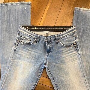 Express Faded Blue Women's Boot Cut Jeans